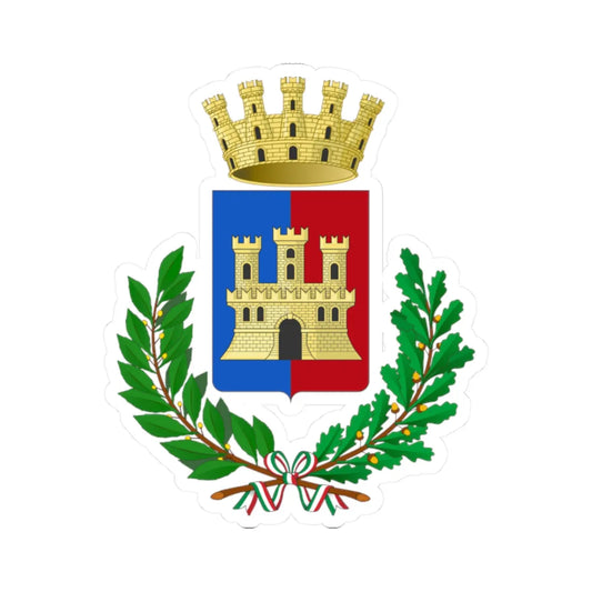 Villafranca di Verona-Stemma (Italy) (Coat of Arms) STICKER Vinyl Kiss-Cut Decal 2 Inch White - The Sticker Space