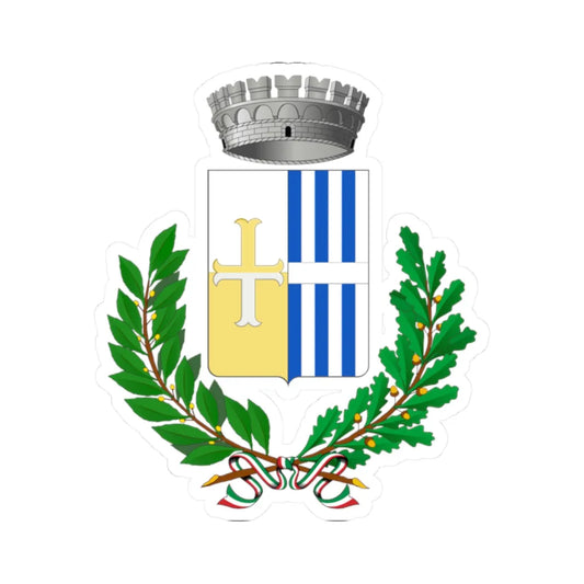 Villafranca Padovana-Stemma (Italy) (Coat of Arms) STICKER Vinyl Kiss-Cut Decal 2 Inch White - The Sticker Space