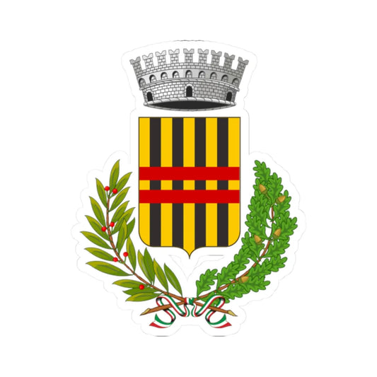 Villafranca Sicula-Stemma (Italy) (Coat of Arms) STICKER Vinyl Kiss-Cut Decal 2 Inch White - The Sticker Space