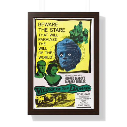 VILLAGE OF THE DAMNED 1960 - Framed Movie Poster-16″ x 24″-The Sticker Space