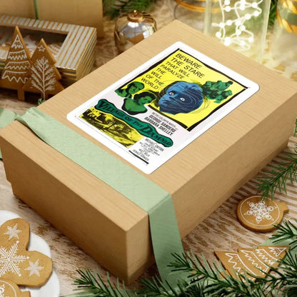 VILLAGE OF THE DAMNED 1960 Movie Poster - STICKER Vinyl Kiss-Cut Decal - The Sticker Space