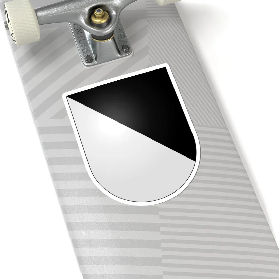 VillaLuganese-coat of arms (Switzerland) (Coat of Arms) STICKER Vinyl Kiss-Cut Decal - The Sticker Space