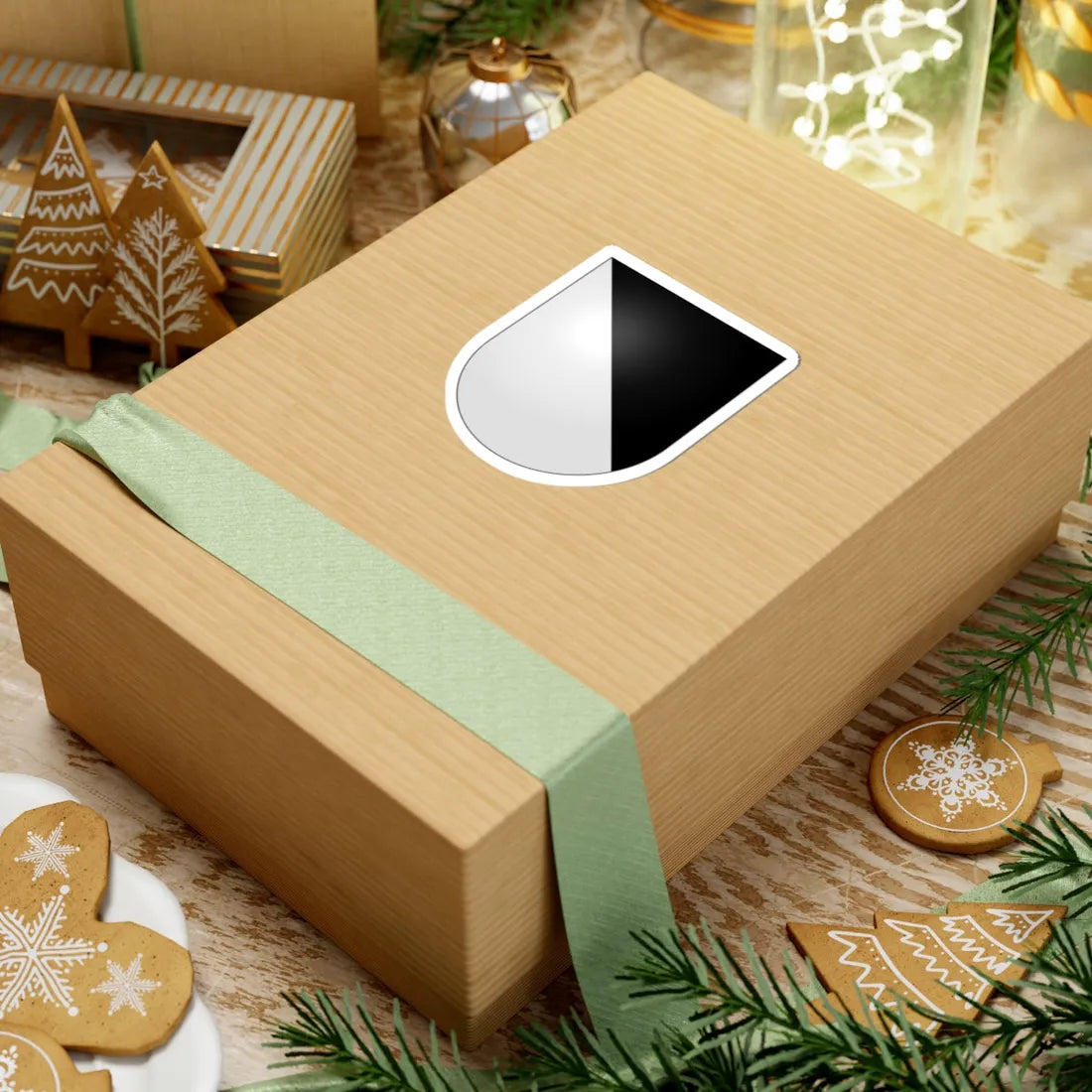 VillaLuganese-coat of arms (Switzerland) (Coat of Arms) STICKER Vinyl Kiss-Cut Decal - The Sticker Space