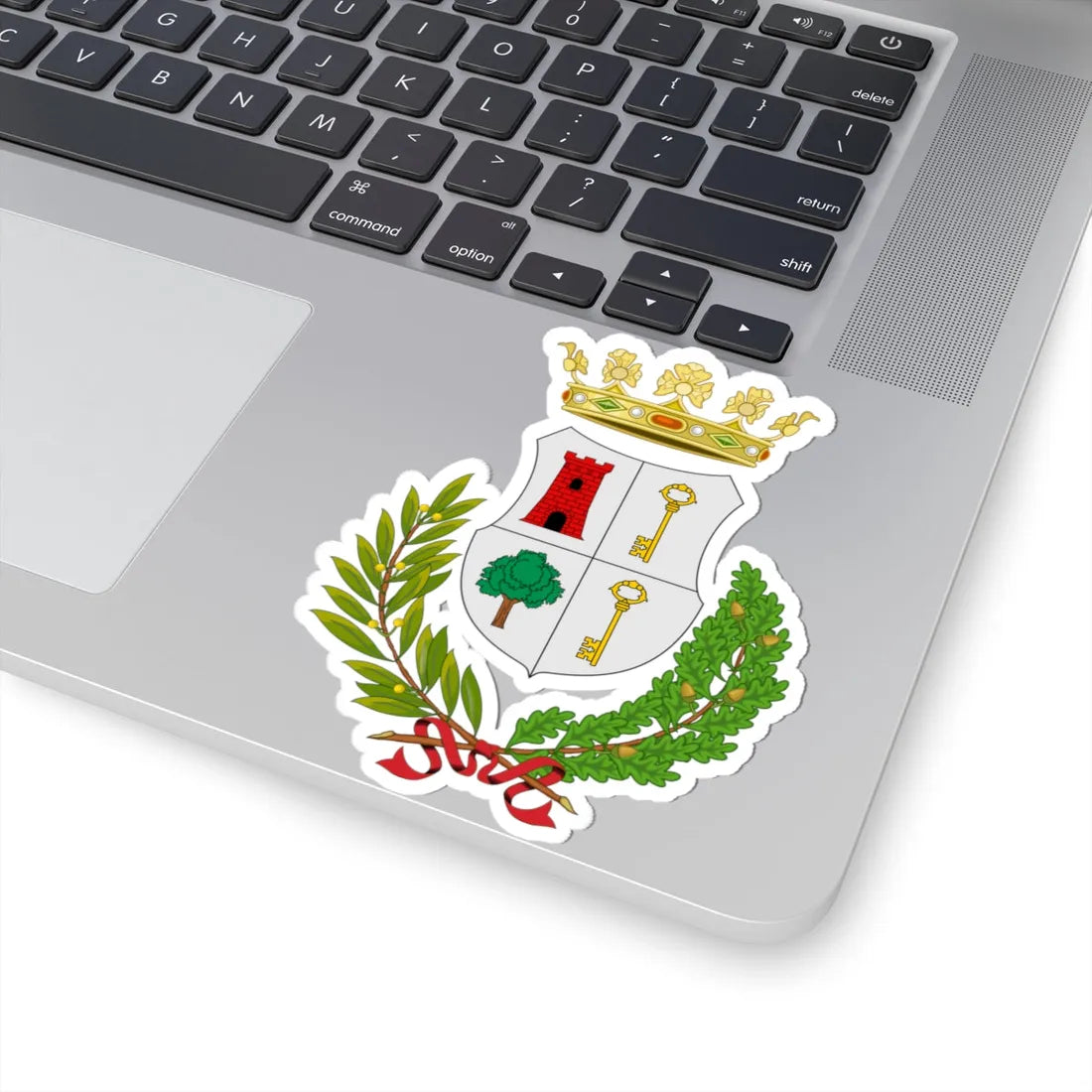 Villamagna-Stemma (Italy) (Coat of Arms) STICKER Vinyl Kiss-Cut Decal - The Sticker Space