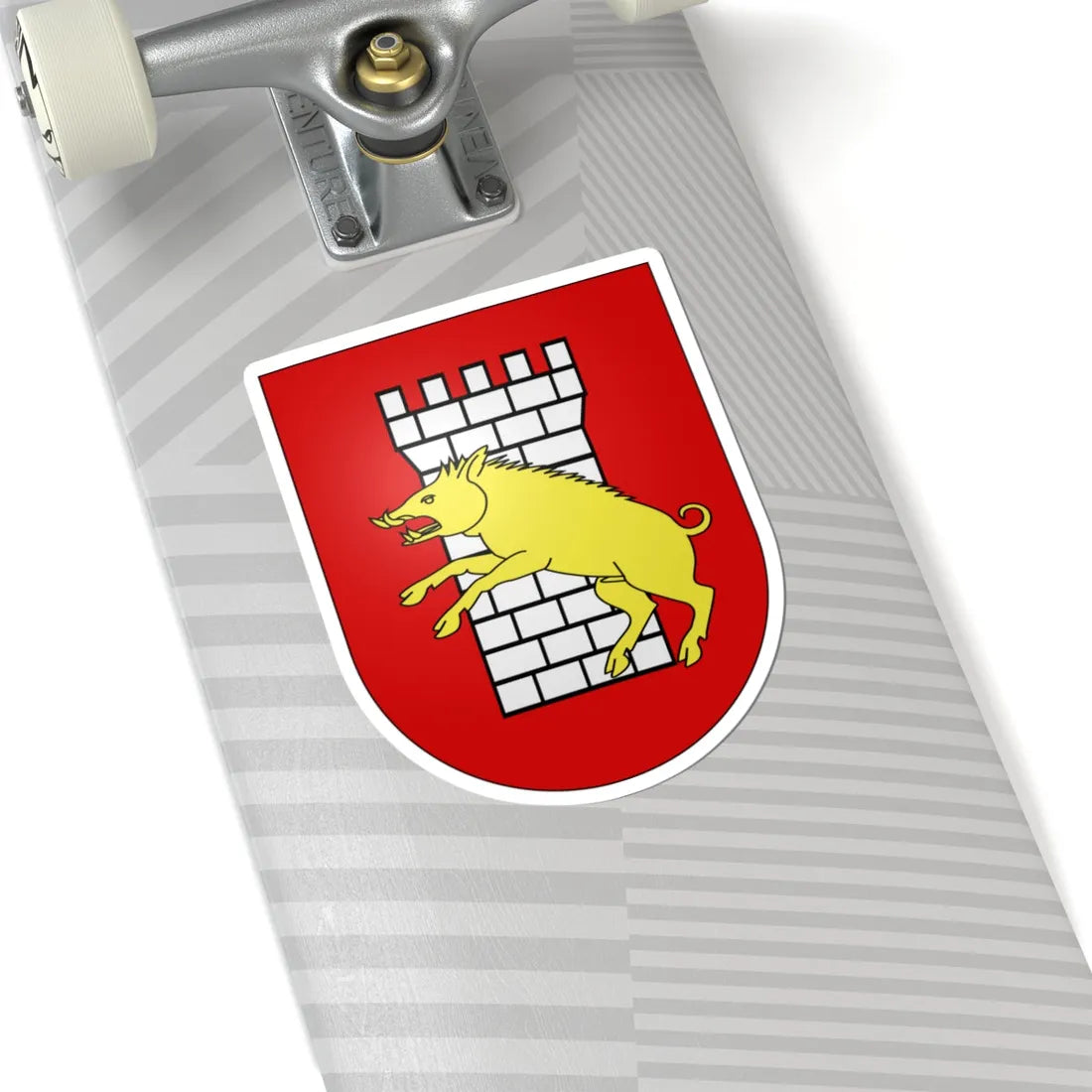 Villarepos-coat of arms (Switzerland) (Coat of Arms) STICKER Vinyl Kiss-Cut Decal - The Sticker Space