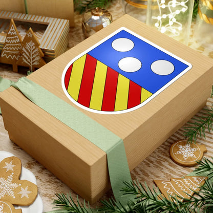 Villeneuve-coat of arms (Switzerland) (Coat of Arms) STICKER Vinyl Kiss-Cut Decal - The Sticker Space