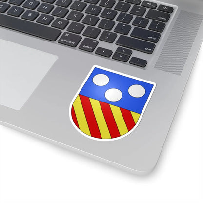 Villeneuve-coat of arms (Switzerland) (Coat of Arms) STICKER Vinyl Kiss-Cut Decal - The Sticker Space