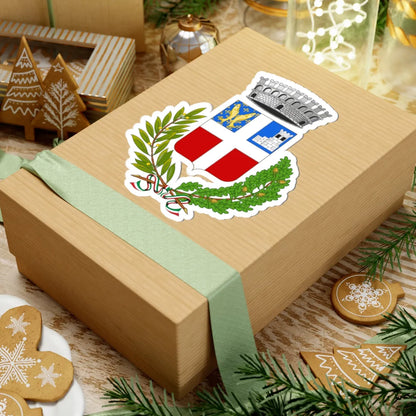 Villeneuve-Stemma (Italy) (Coat of Arms) STICKER Vinyl Kiss-Cut Decal - The Sticker Space