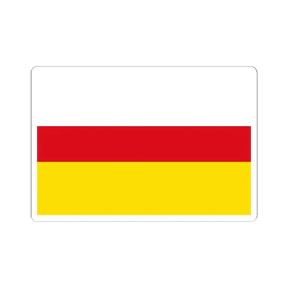 Villers-la-Ville vlag (Belgium) STICKER Vinyl Kiss-Cut Decal 2 Inch White - The Sticker Space