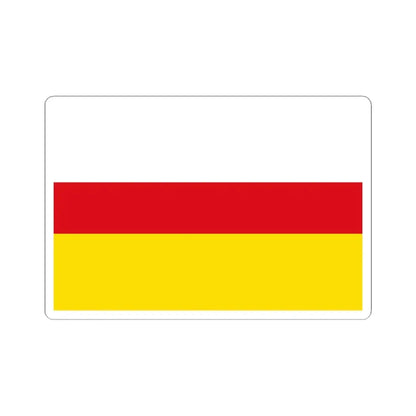 Villers-la-Ville vlag (Belgium) STICKER Vinyl Kiss-Cut Decal 3 Inch White - The Sticker Space