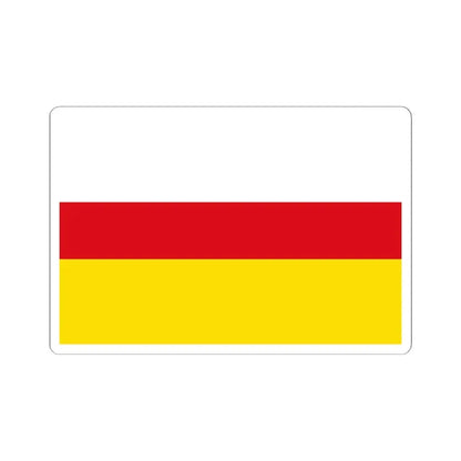 Villers-la-Ville vlag (Belgium) STICKER Vinyl Kiss-Cut Decal 6 Inch White - The Sticker Space