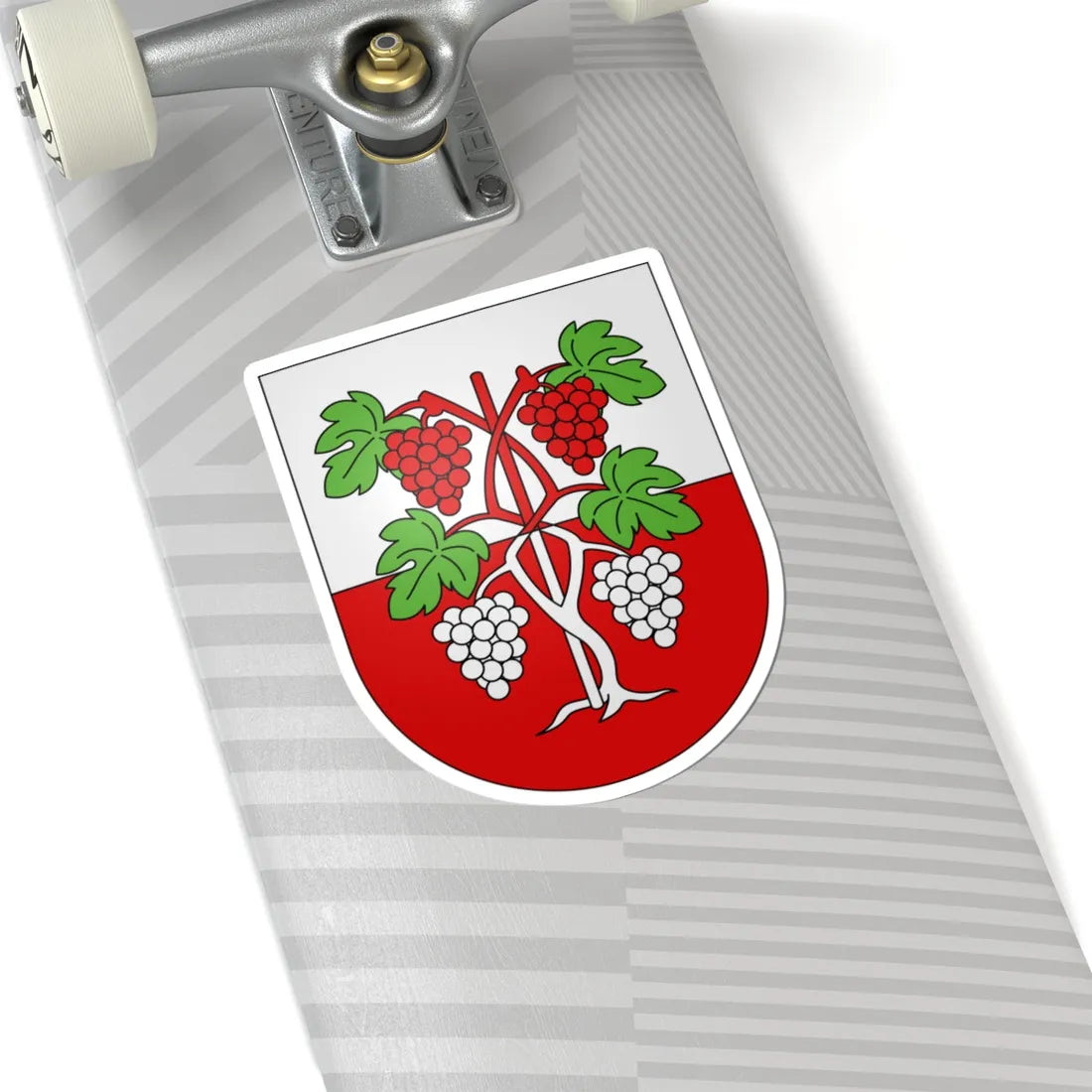Villette-coat of arms (Switzerland) (Coat of Arms) STICKER Vinyl Kiss-Cut Decal - The Sticker Space