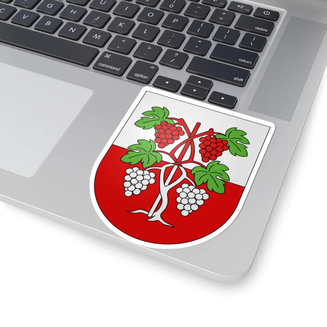 Villette-coat of arms (Switzerland) (Coat of Arms) STICKER Vinyl Kiss-Cut Decal - The Sticker Space
