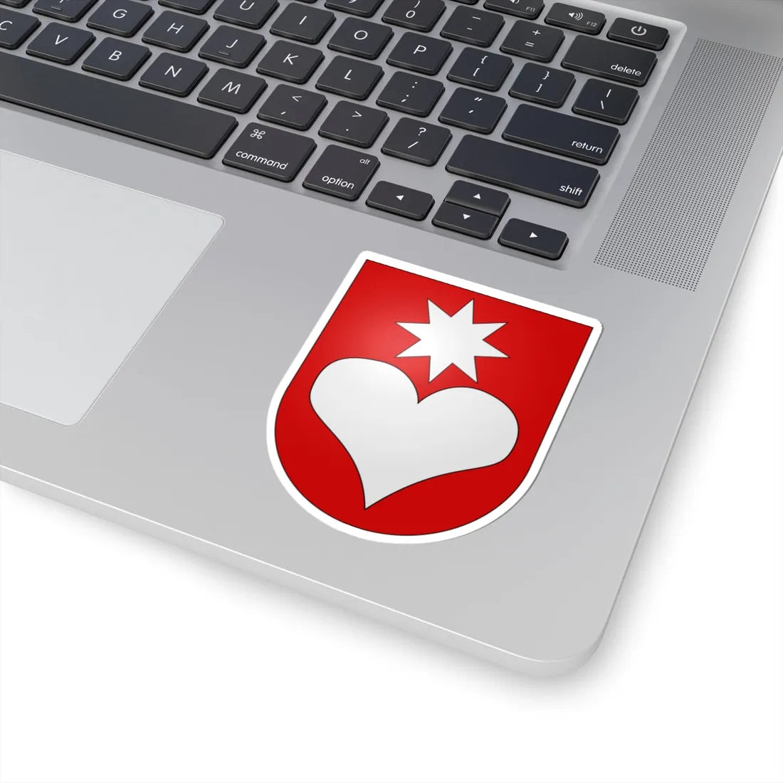 Villiers-coat of arms (Switzerland) (Coat of Arms) STICKER Vinyl Kiss-Cut Decal - The Sticker Space