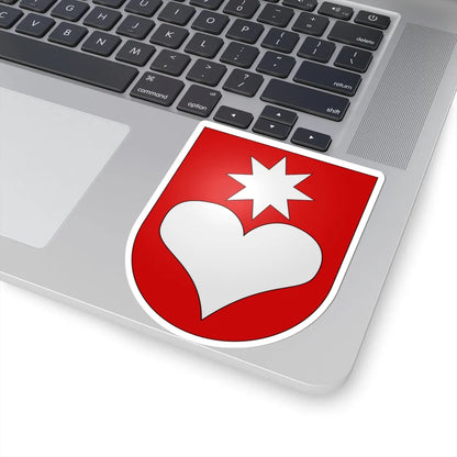 Villiers-coat of arms (Switzerland) (Coat of Arms) STICKER Vinyl Kiss-Cut Decal - The Sticker Space