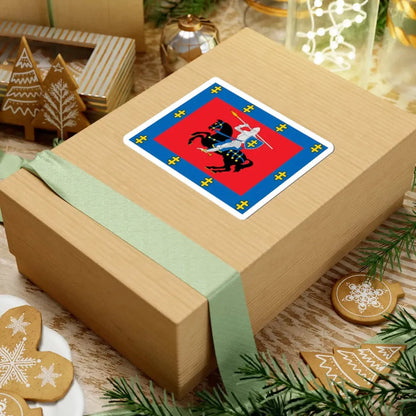 Vilnius County flag (Lithuania) STICKER Vinyl Kiss-Cut Decal - The Sticker Space