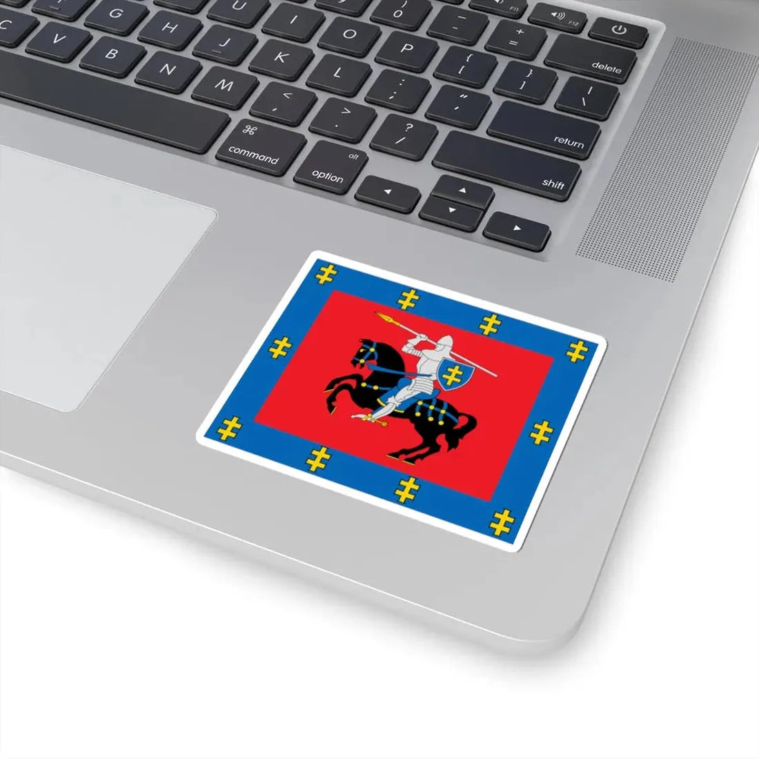 Vilnius County flag (Lithuania) STICKER Vinyl Kiss-Cut Decal - The Sticker Space