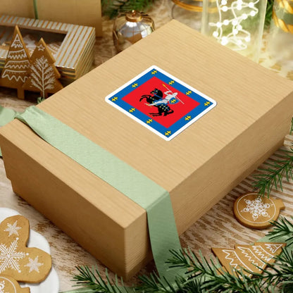 Vilnius County flag (Lithuania) STICKER Vinyl Kiss-Cut Decal - The Sticker Space