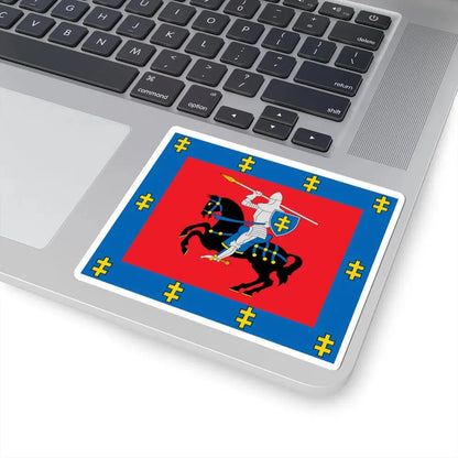 Vilnius County flag (Lithuania) STICKER Vinyl Kiss-Cut Decal - The Sticker Space