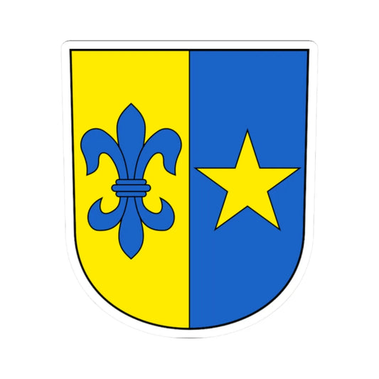 ViltersWangs-blazon (Switzerland) (Coat of Arms) STICKER Vinyl Kiss-Cut Decal 2 Inch White - The Sticker Space