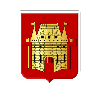 Vilvoorde wapen (Belgium) (Coat of Arms) STICKER Vinyl Kiss-Cut Decal 2 Inch White - The Sticker Space