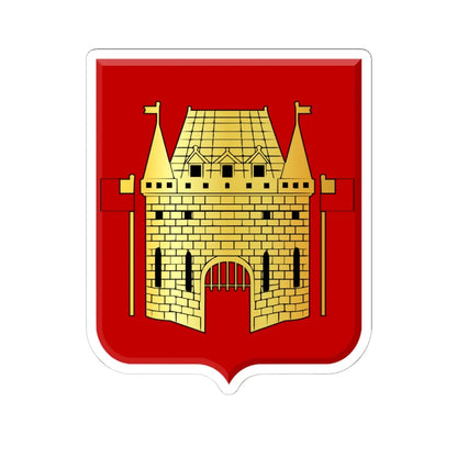 Vilvoorde wapen (Belgium) (Coat of Arms) STICKER Vinyl Kiss-Cut Decal 6 Inch White - The Sticker Space