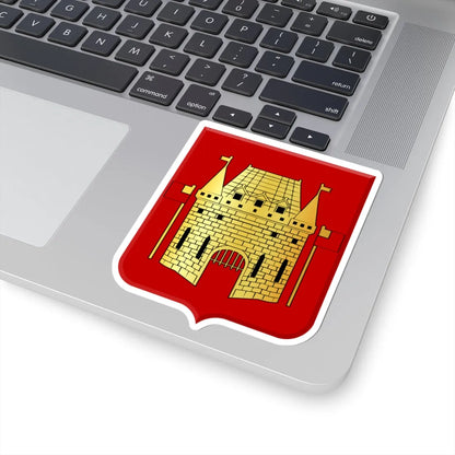 Vilvoorde wapen (Belgium) (Coat of Arms) STICKER Vinyl Kiss-Cut Decal - The Sticker Space