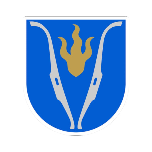 Vimpeli.vaakuna (Finland) (Coat of Arms) STICKER Vinyl Kiss-Cut Decal 2 Inch White - The Sticker Space