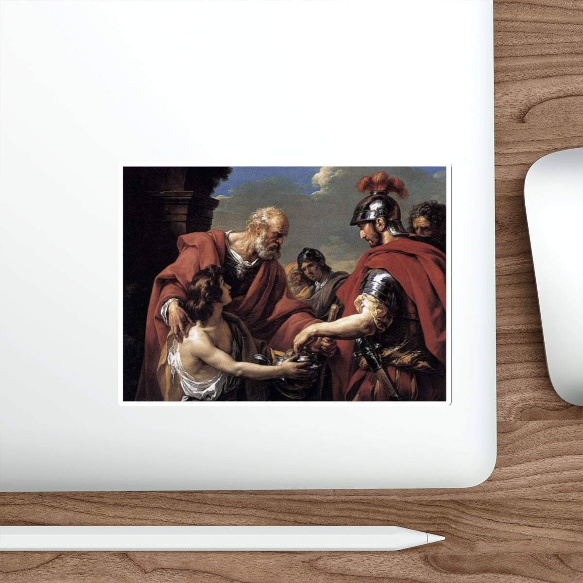 VINCENT, Francois-Andre - Belisarius (Artwork) STICKER Vinyl Die-Cut Decal-The Sticker Space