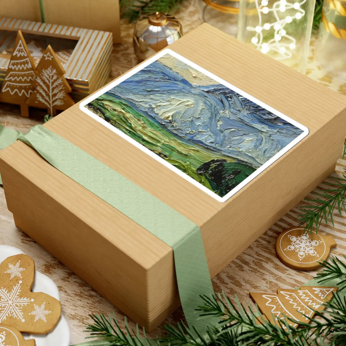 SKU:TSS-STICK-VNCVN-6X6-18 Sizes:6" × 6" Types:White