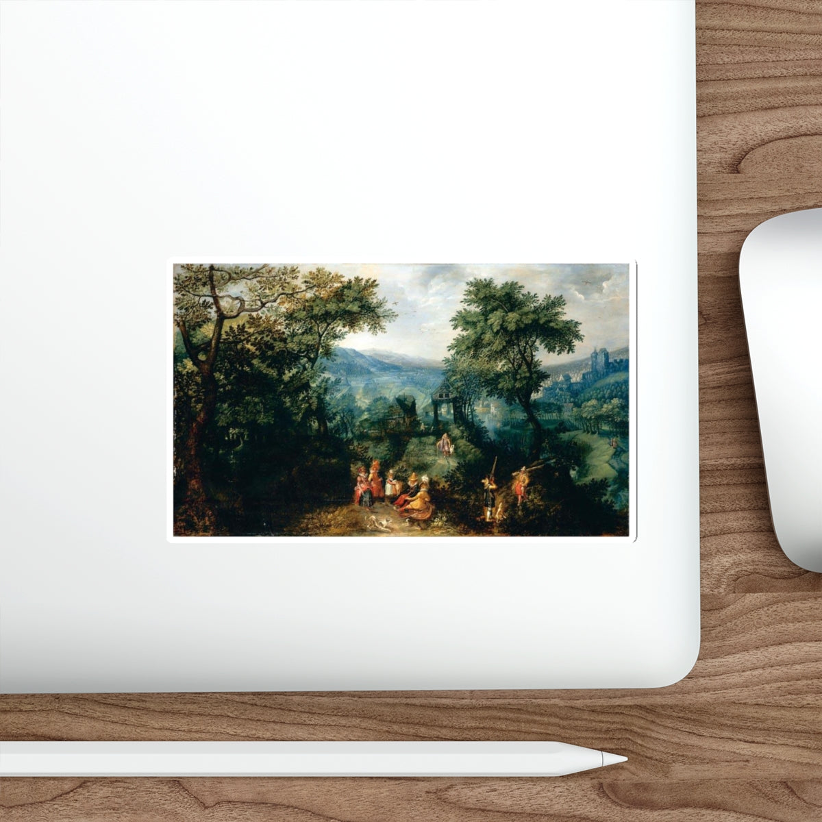 VINCKBOONS, David - Extensive Landscape (Artwork) STICKER Vinyl Die-Cut Decal-The Sticker Space