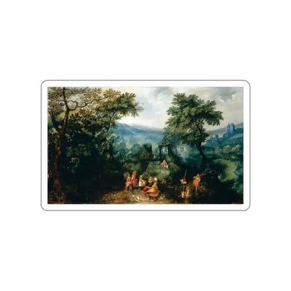 VINCKBOONS, David - Extensive Landscape (Artwork) STICKER Vinyl Die-Cut Decal White Die-Cut 2 Inch - The Sticker Space