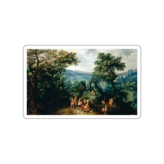 VINCKBOONS, David - Extensive Landscape (Artwork) STICKER Vinyl Die-Cut Decal White Die-Cut 2 Inch - The Sticker Space