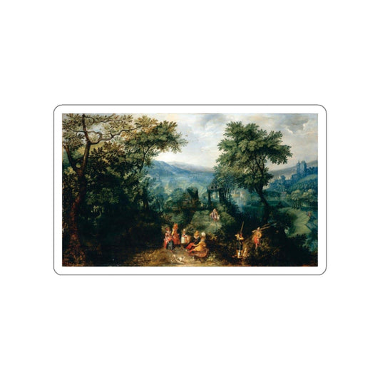 VINCKBOONS, David - Extensive Landscape (Artwork) STICKER Vinyl Die-Cut Decal-White-The Sticker Space