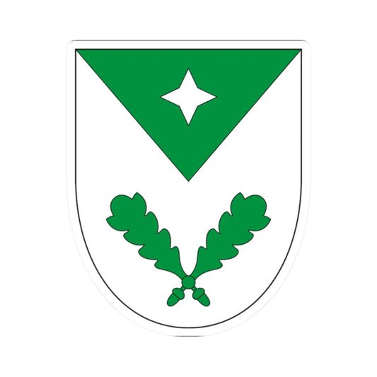 Vinni valla vapp (Estonia) (Coat of Arms) STICKER Vinyl Kiss-Cut Decal 2 Inch White - The Sticker Space