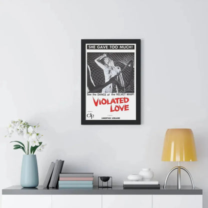 VIOLATED LOVE 1963 - Framed Movie Poster - The Sticker Space
