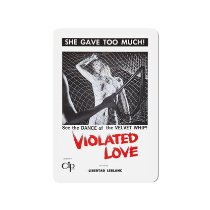 VIOLATED LOVE 1963 Movie Poster - Refrigerator Magnet