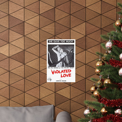 VIOLATED LOVE 1963 - Paper Movie Poster-The Sticker Space