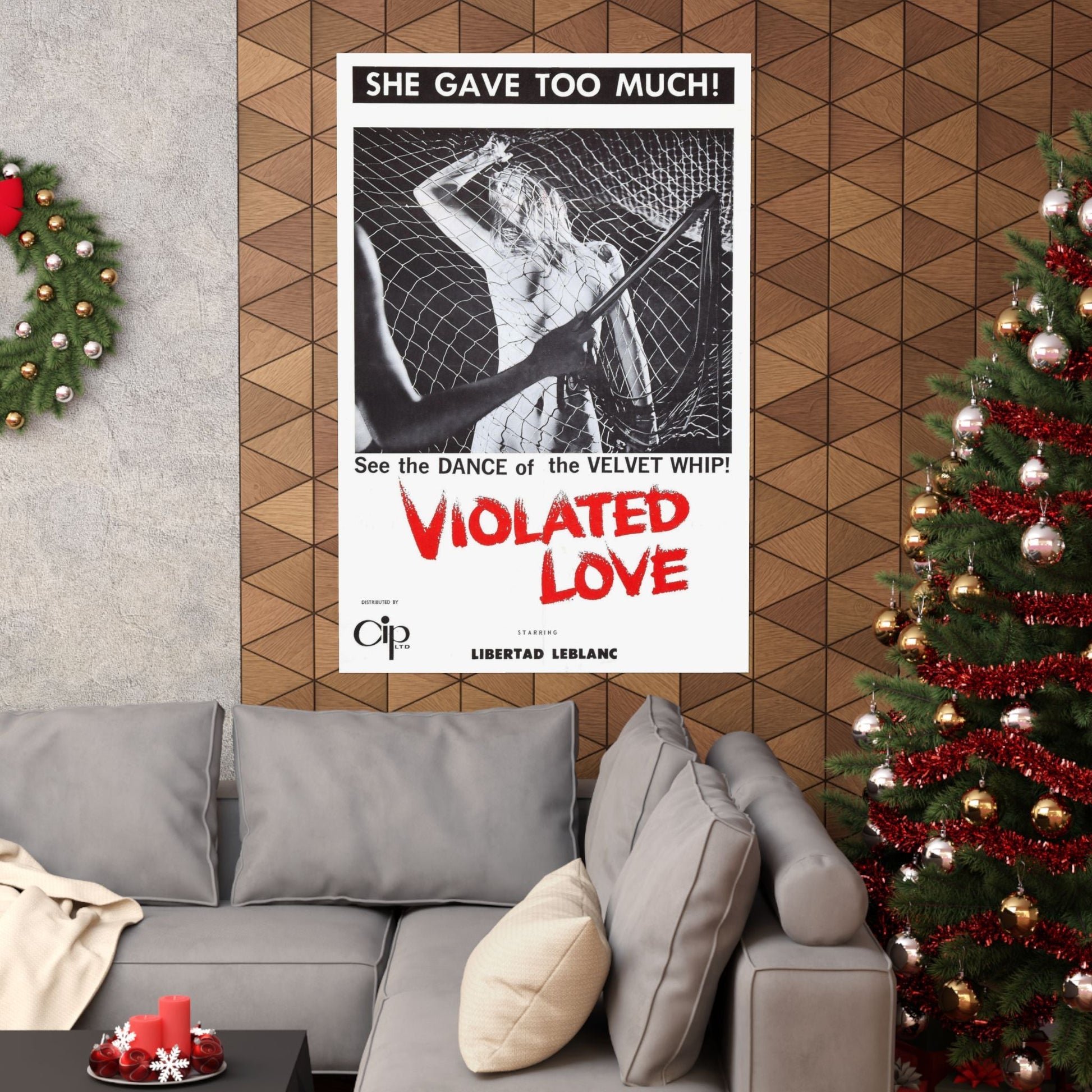 VIOLATED LOVE 1963 - Paper Movie Poster-The Sticker Space