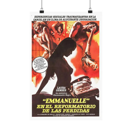 VIOLENCE IN A WOMEN'S PRISON (ITALIAN) 2 1982 - Paper Movie Poster 12″ x 18″ Matte - The Sticker Space