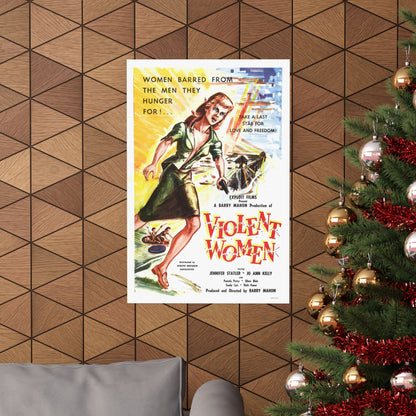 VIOLENT WOMEN 1959 - Paper Movie Poster-The Sticker Space