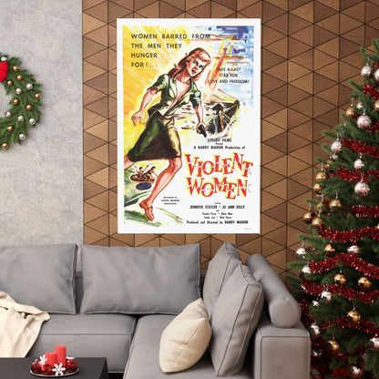 VIOLENT WOMEN 1959 - Paper Movie Poster-The Sticker Space