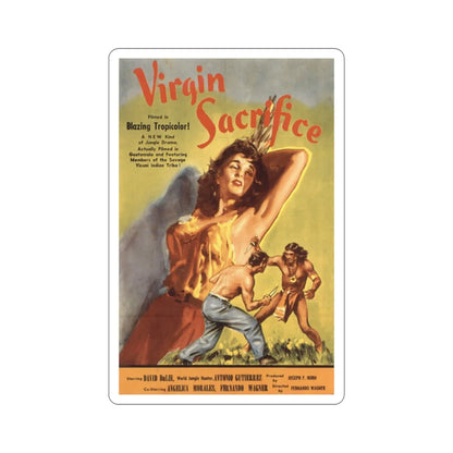 Virgin Sacrifice 1959 Movie Poster STICKER Vinyl Die-Cut Decal 2 Inch - The Sticker Space