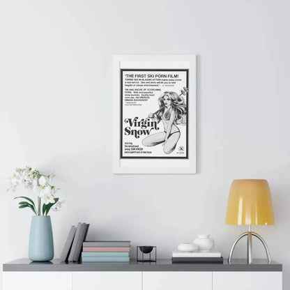 VIRGIN SNOW 1976 - Framed Movie Poster - The Sticker Space