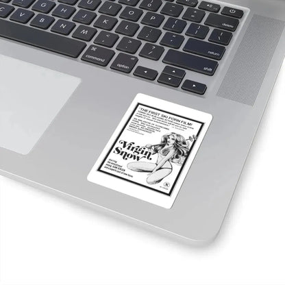 VIRGIN SNOW 1976 Movie Poster - STICKER Vinyl Kiss-Cut Decal - The Sticker Space