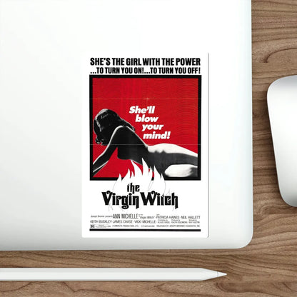 Virgin Witch 1972 Movie Poster STICKER Vinyl Die-Cut Decal - The Sticker Space