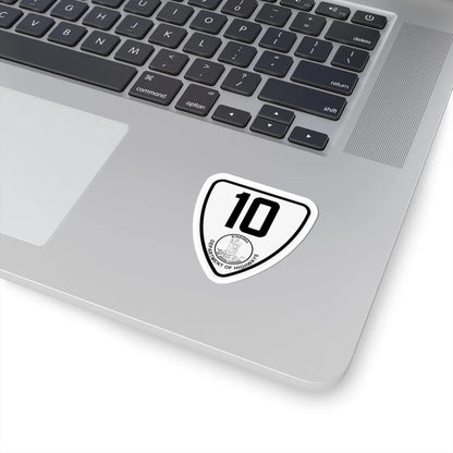 Virginia 10 1924 (Virginia) (Road Sign) STICKER Vinyl Kiss-Cut Decal - The Sticker Space