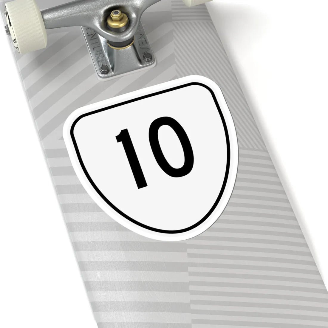 Virginia 10 1956 (Virginia) (Road Sign) STICKER Vinyl Kiss-Cut Decal - The Sticker Space