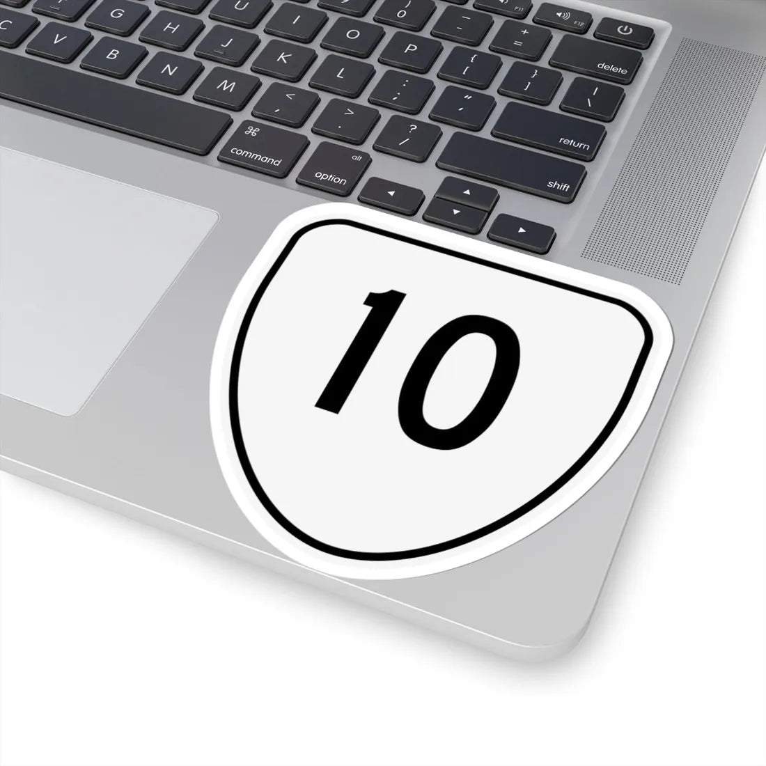 Virginia 10 1956 (Virginia) (Road Sign) STICKER Vinyl Kiss-Cut Decal - The Sticker Space