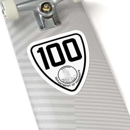 Virginia 100 1924 (Virginia) (Road Sign) STICKER Vinyl Kiss-Cut Decal - The Sticker Space